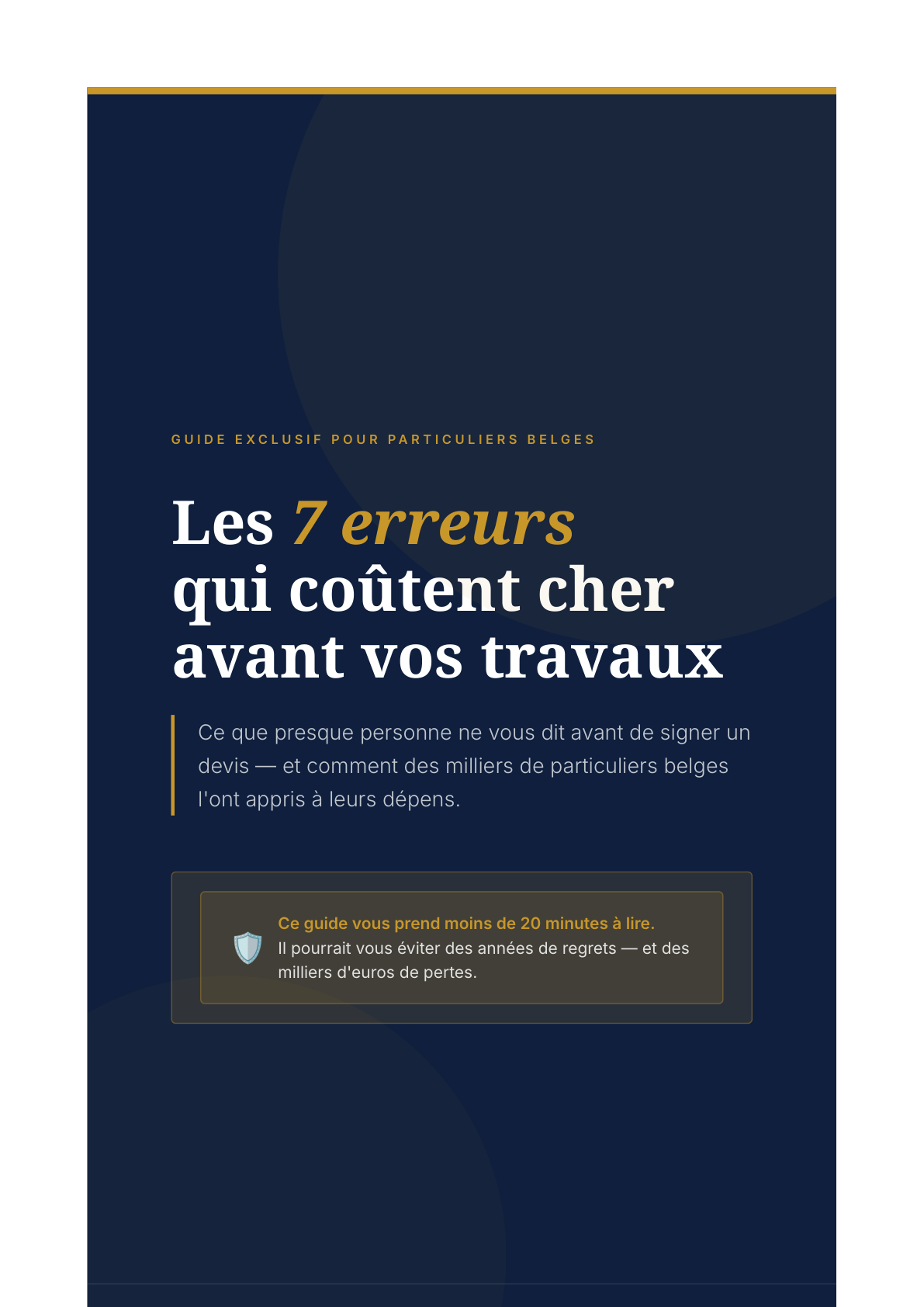 Guide des 7 erreurs